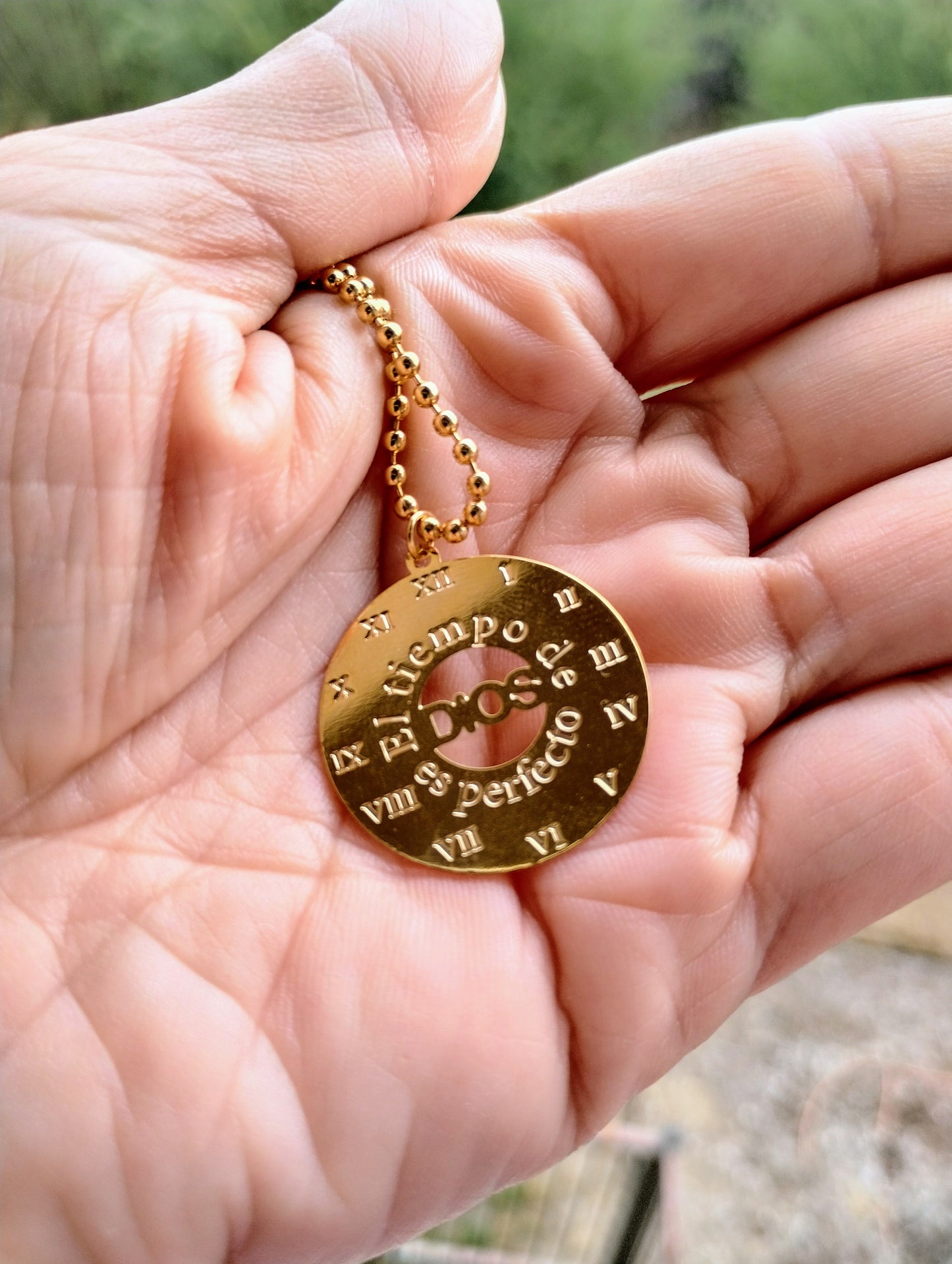 EL TIEMPO DE DIOS ES PERFECTO NECKLACE GODS TIMING IS PERFECT