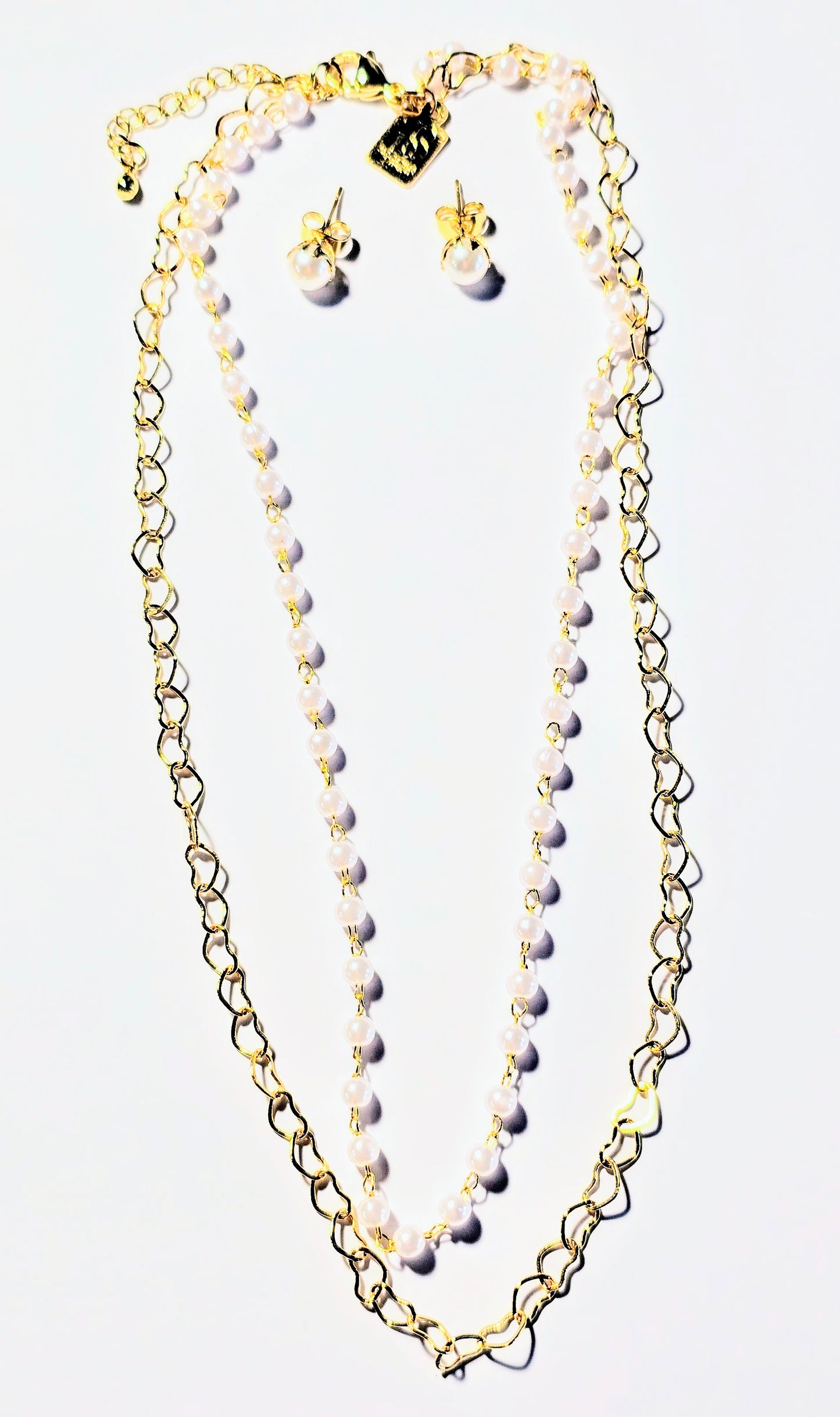 PEARL LOVE DOUBLE NECKLACE