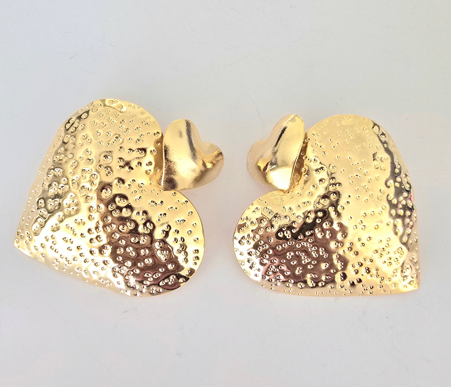 CHUNKY HEARTS EARRINGS