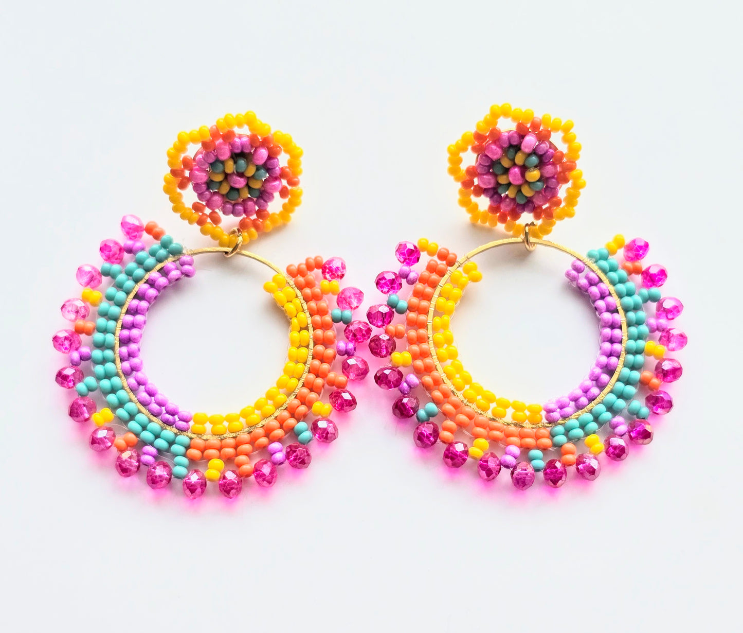 FESTIVE BEADED EARRINGS