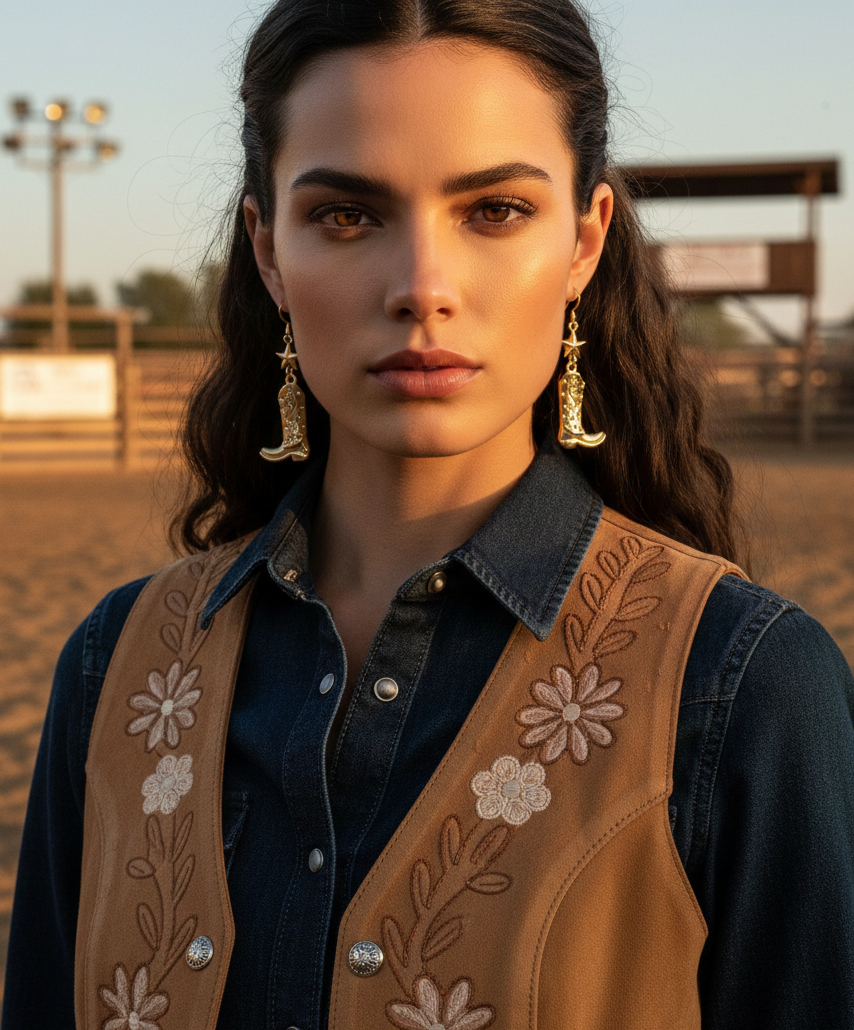 LONE STAR BOOTS HOOK EARRINGS