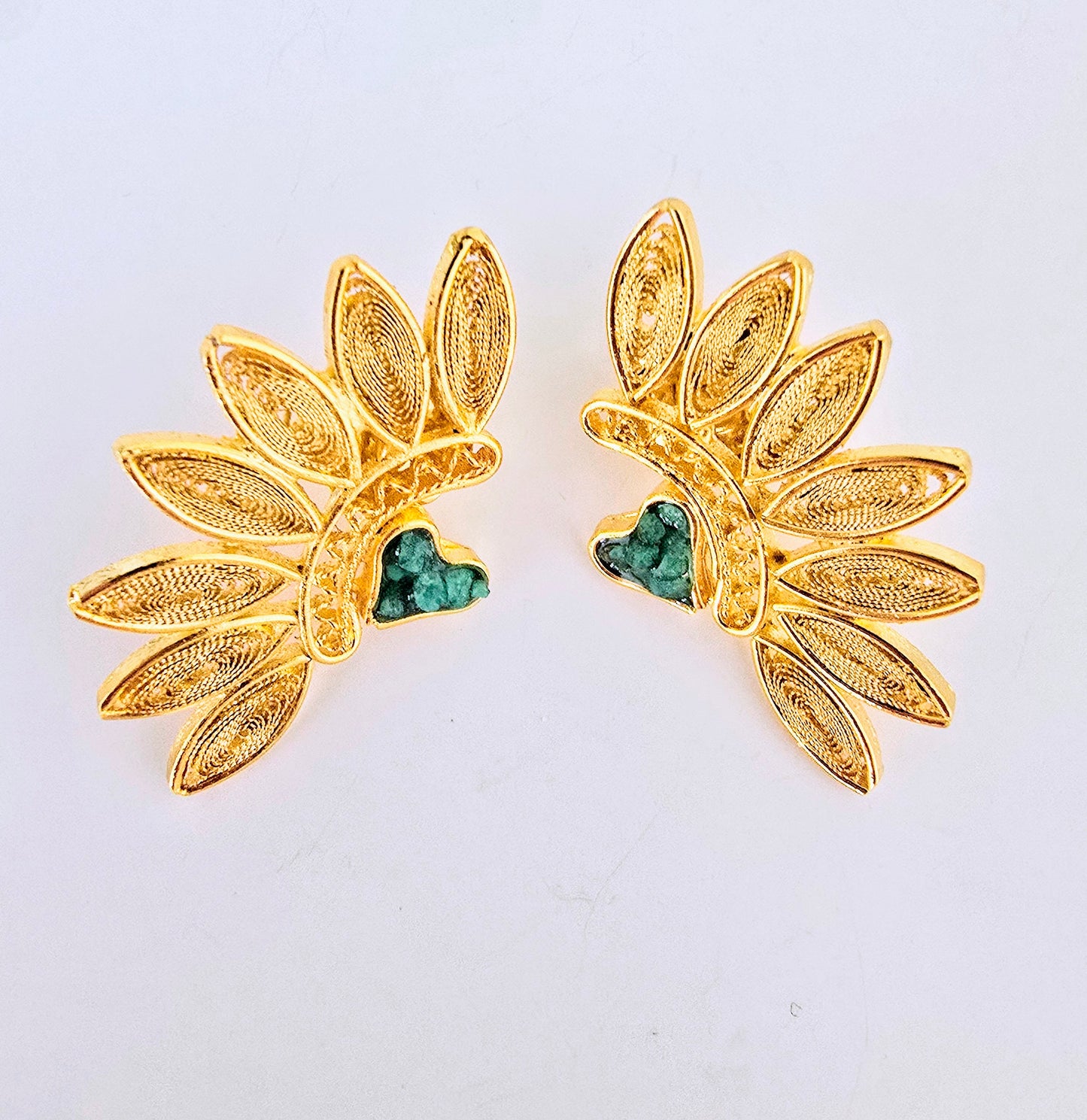 GODDESS EMERALDS STUDS
