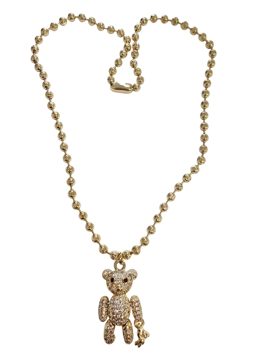 BEAR AND BEST FRIEND NECKLACE
