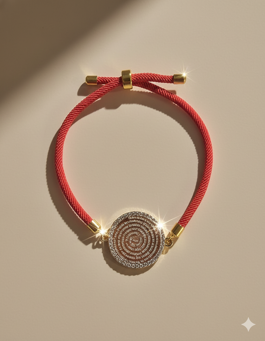 OUR FATHER PRAYER RED BRACELET