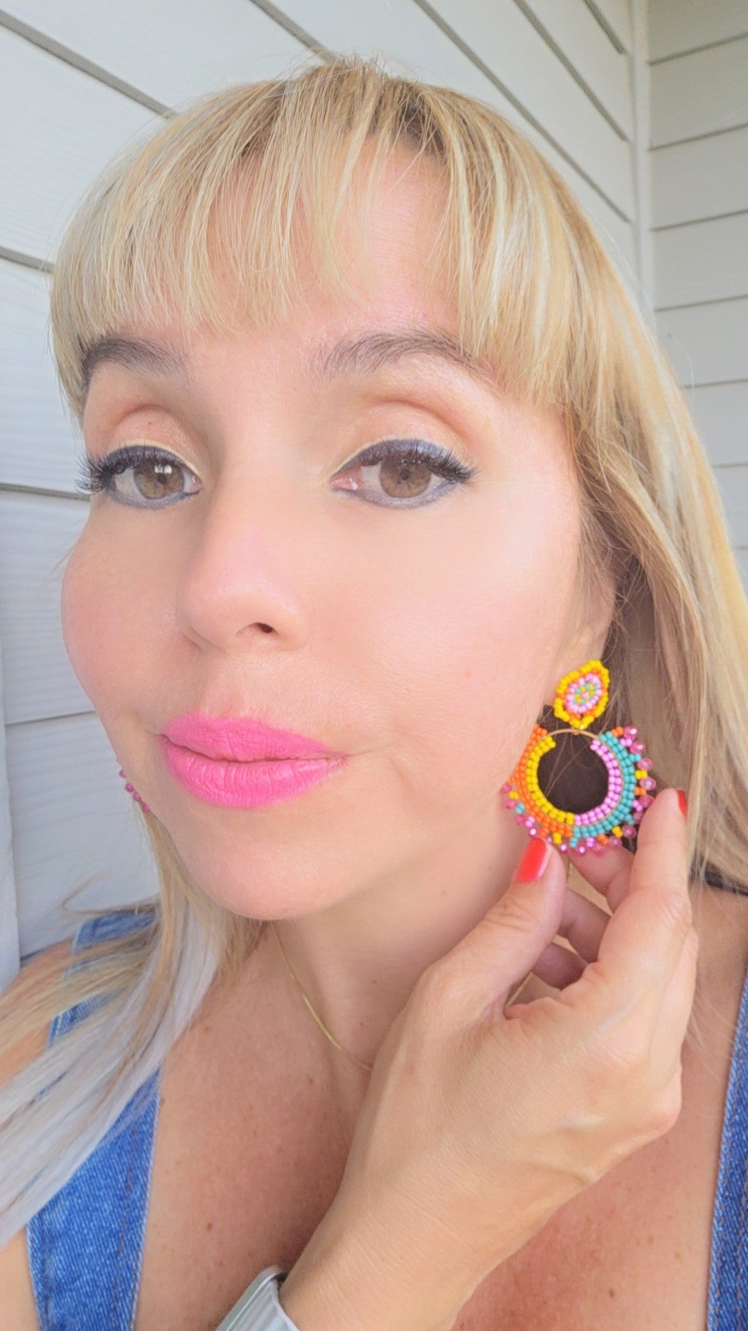 FESTIVE BEADED EARRINGS