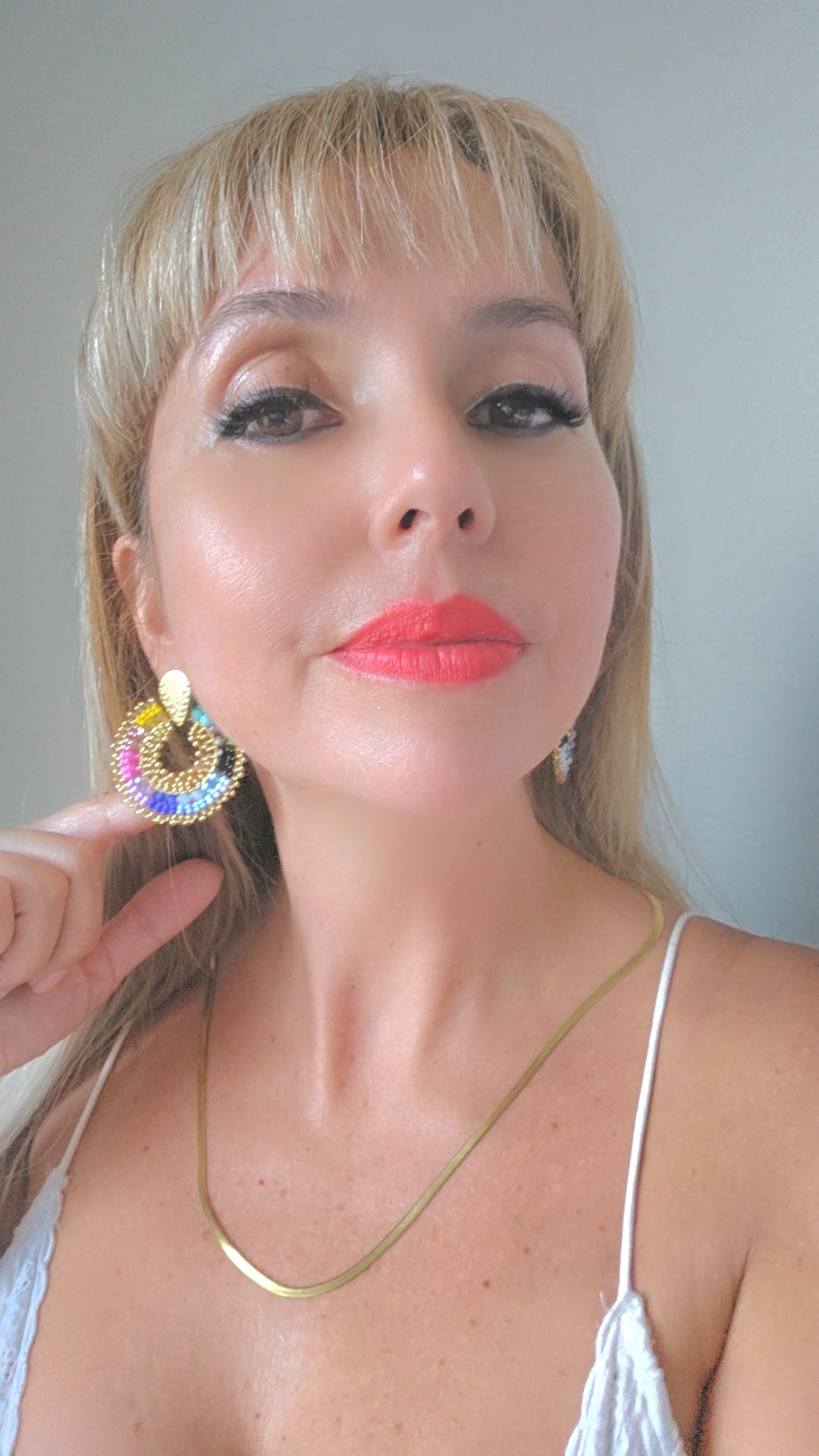 COLORFUL BEADED EARRINGS