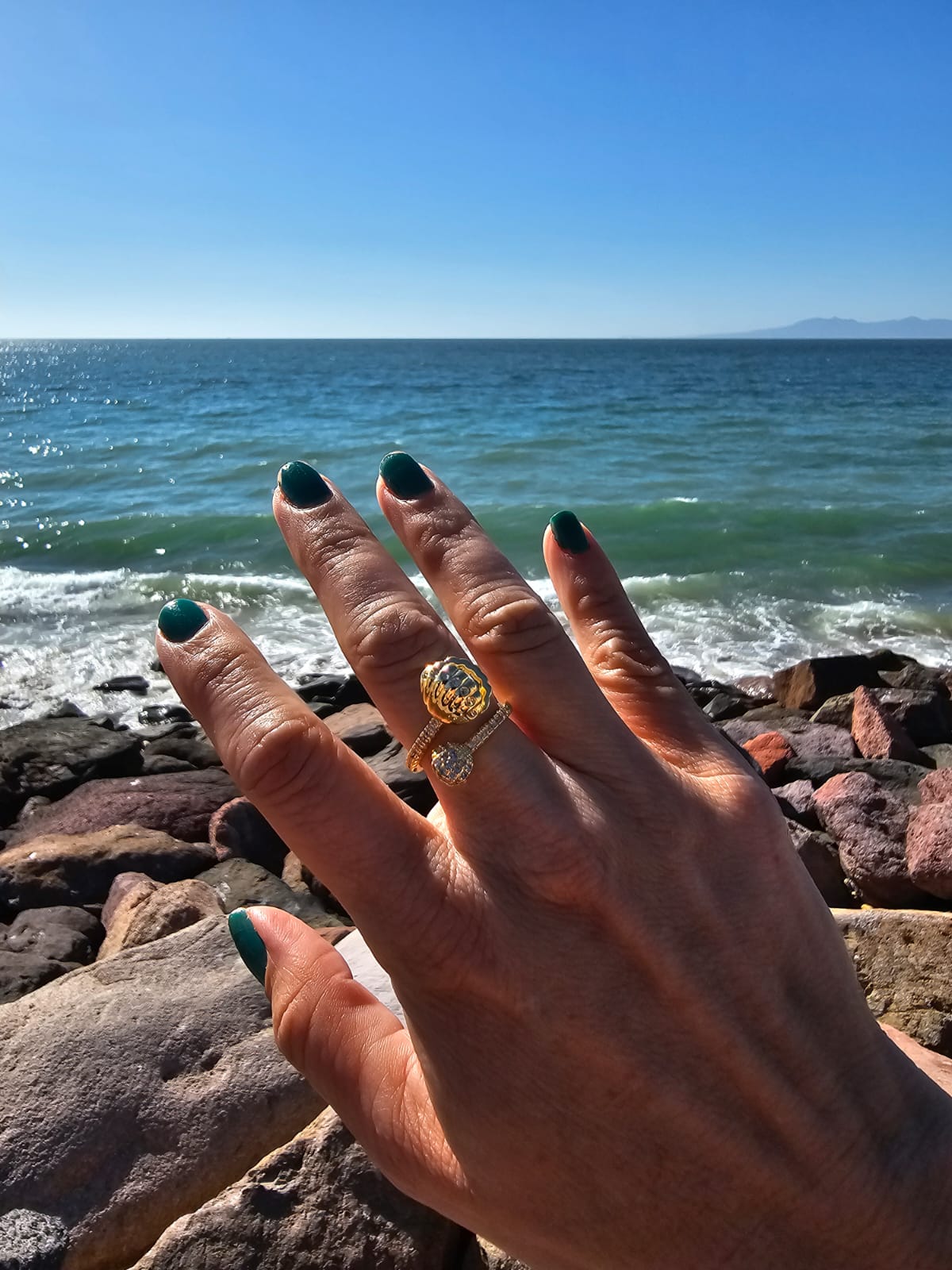 CLAMSHELL RING GOLD