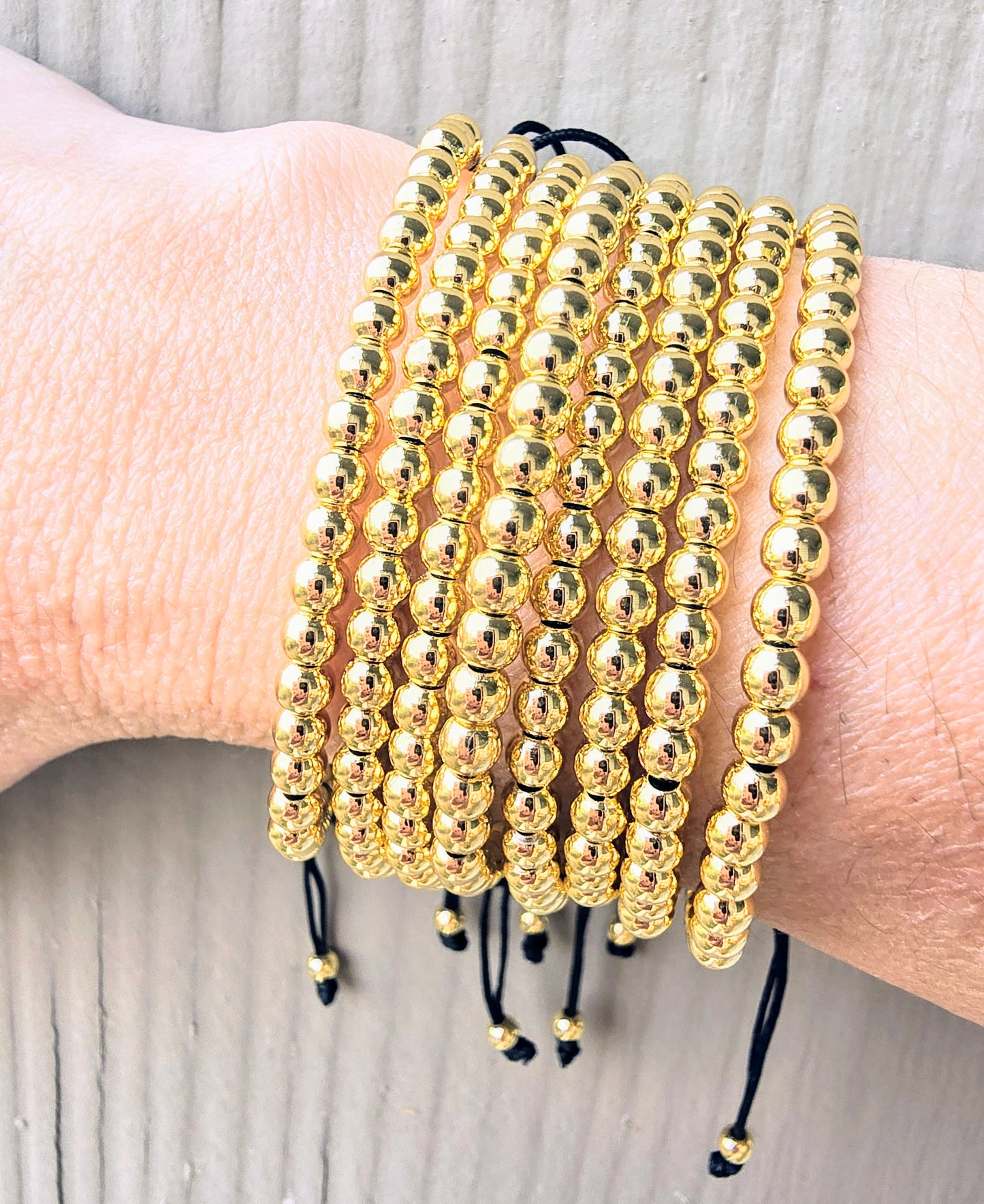 40 GOLDFILLED BEADS BRACELETS