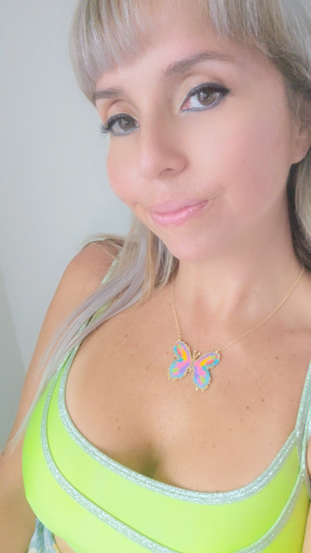 BUTTERFLY MIYUKI NECKLACE