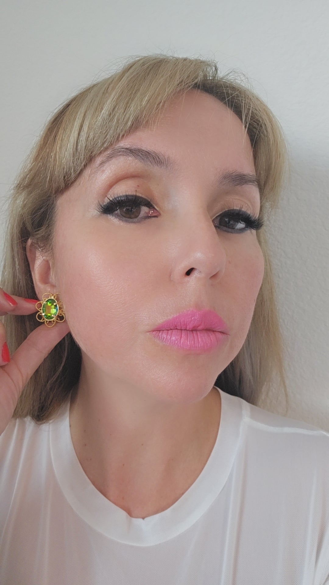 PARIS GREEN SWAROVSKI STUDS
