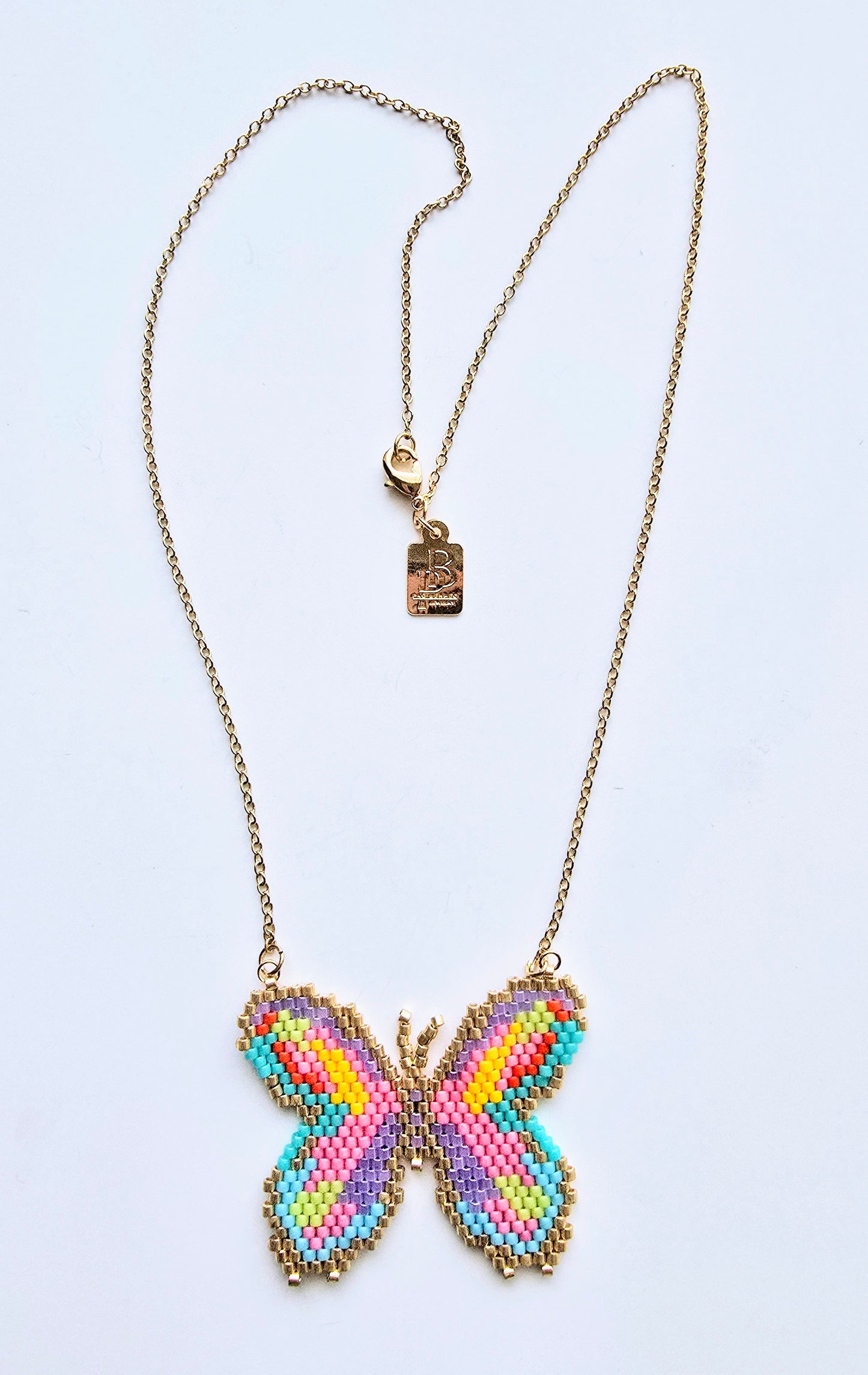 BUTTERFLY MIYUKI NECKLACE