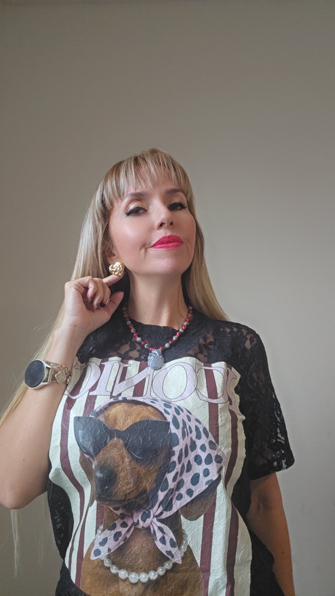 BLACK ICONIC BLOUSE
