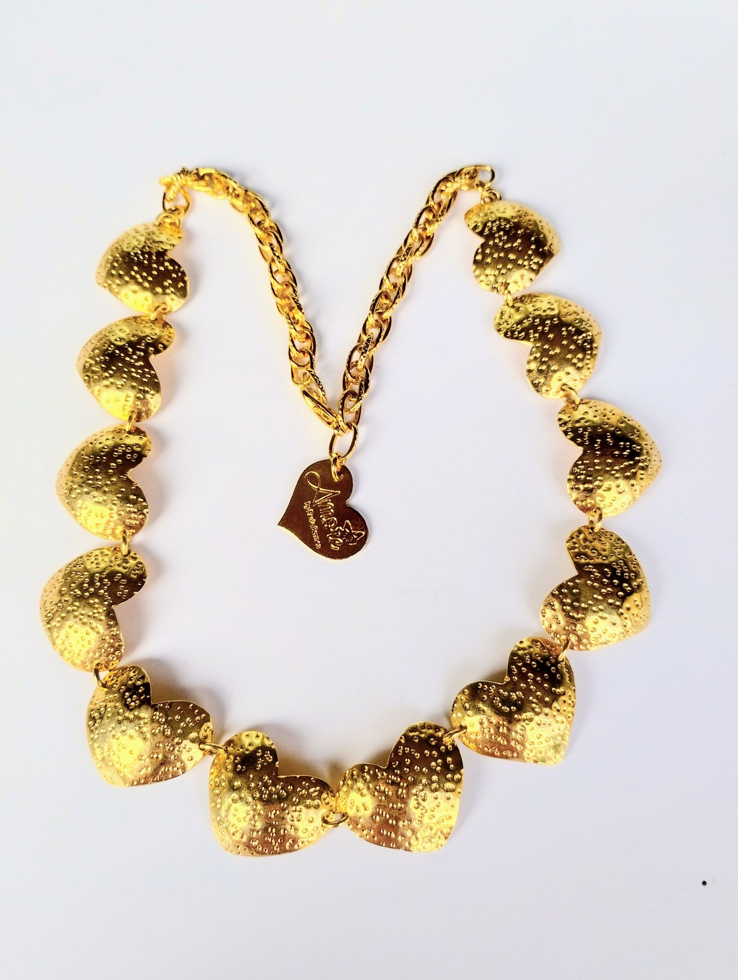 12 HEARTS GOLD NECKLACE