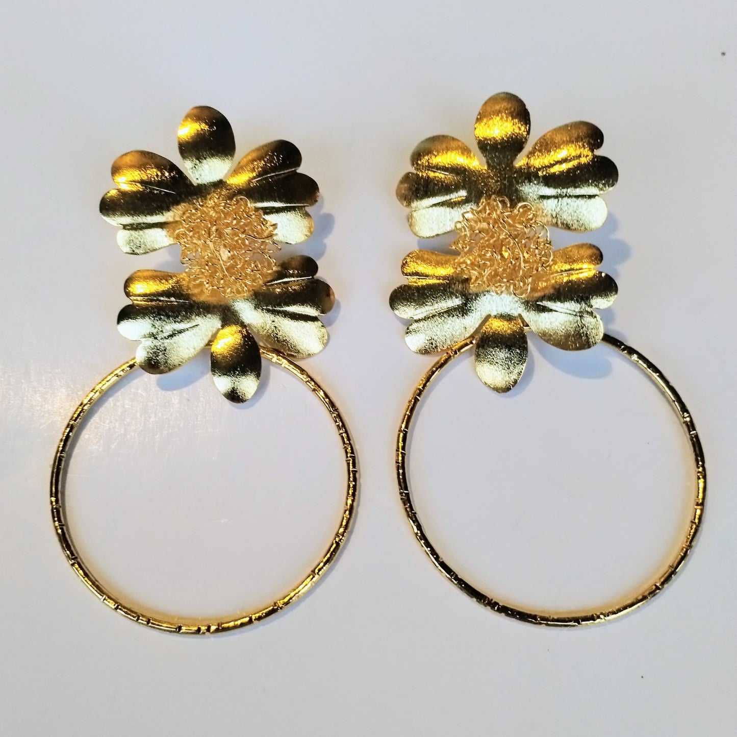 FLORA GOLD EARRINGS