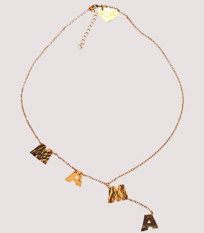 Mama necklace:Beautiful and Unique handmade mama necklace.