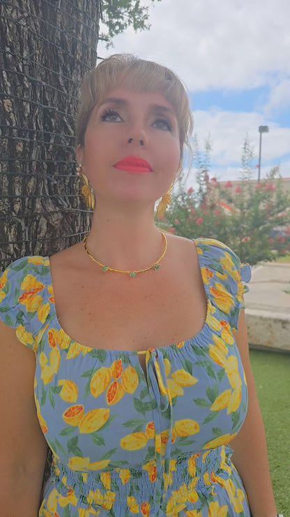 EMERALDS CHOKER