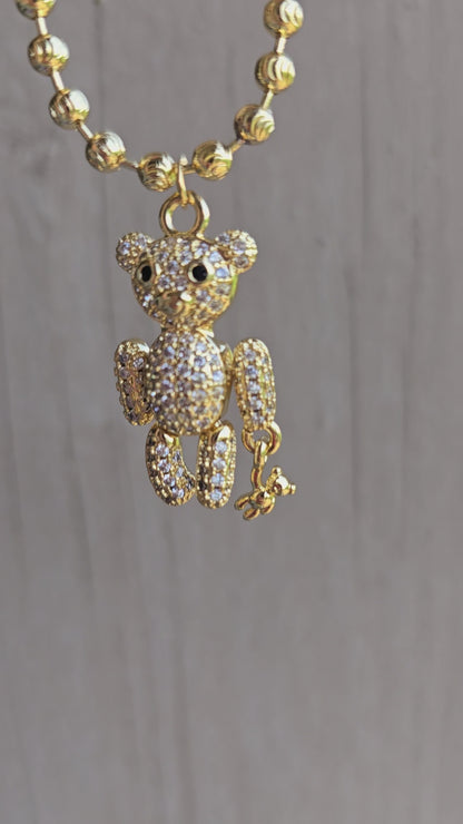 BEST FRIEND BEAR NECKLACE