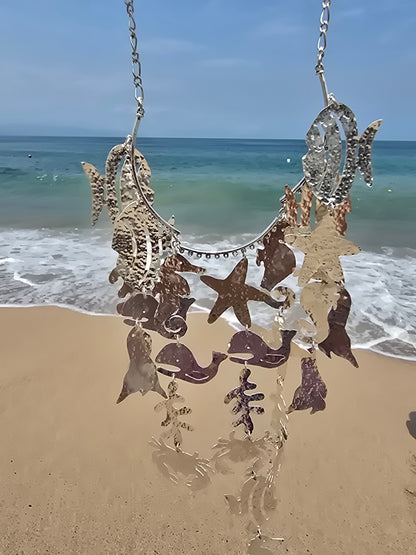 AQUA SILVER NECKLACE