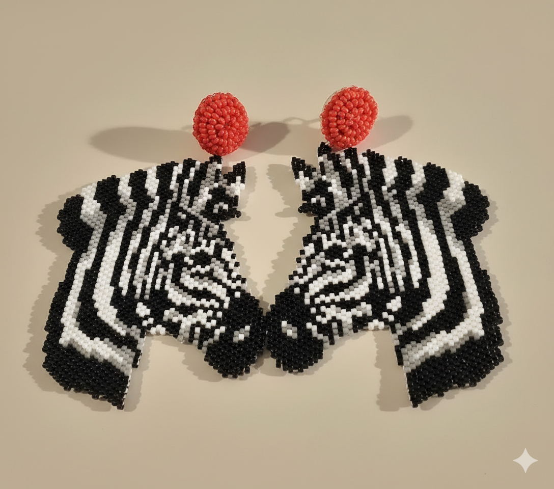 ZEBRAS MIYUKI EARRINGS