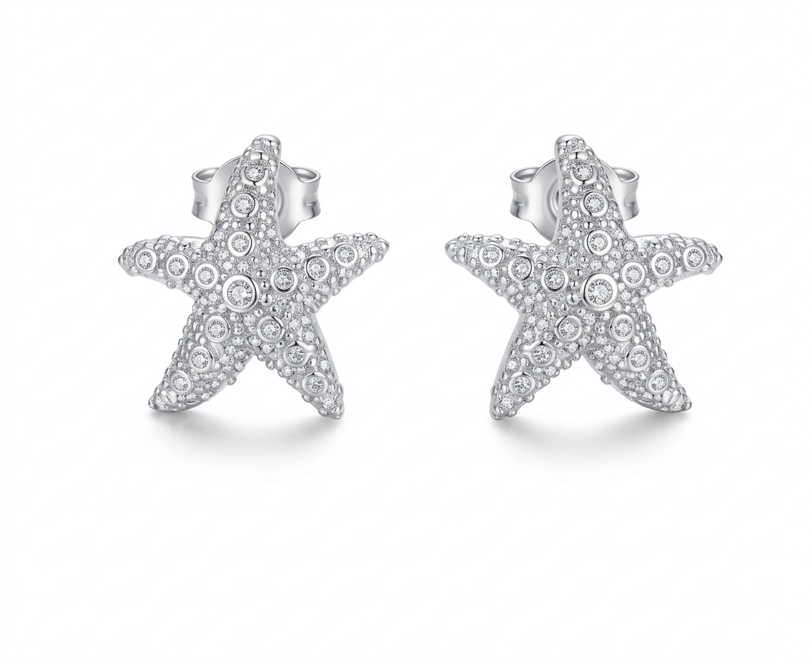 PERLA DI MARE STARFISH SILVER