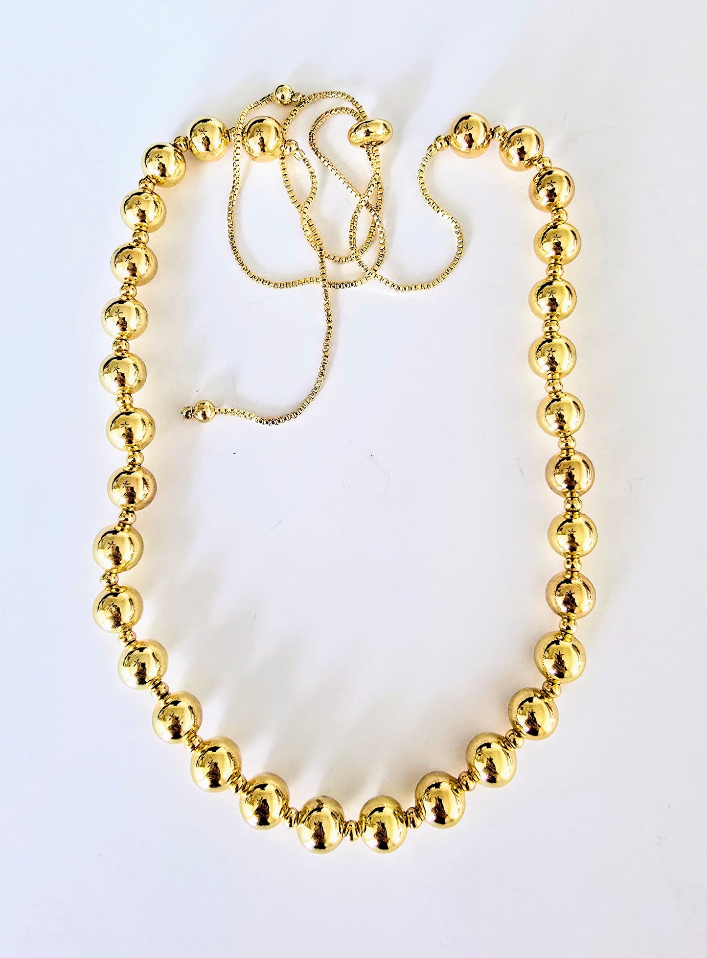 AMANDA GOLD BEADS CHOKER