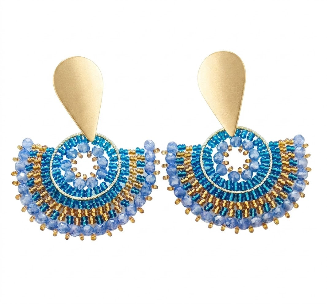 LAGOON DREAM BEADED EARRINGS