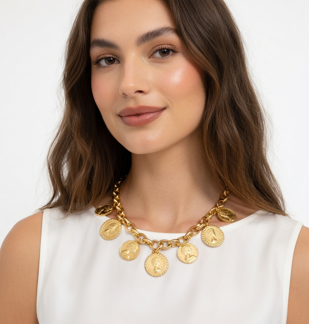 AMALFI COIN NECKLACE