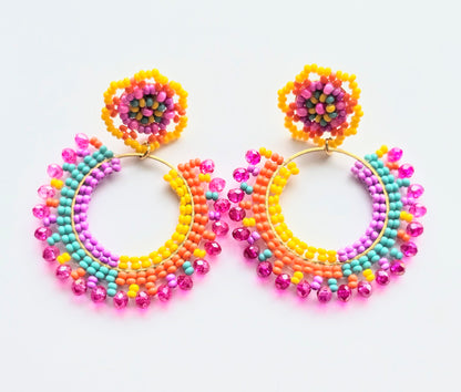 FESTIVE BEADED EARRINGS