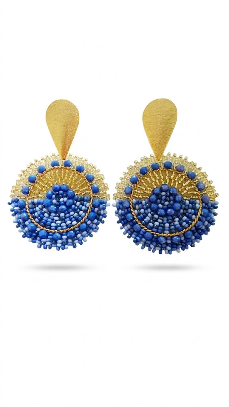 CAPRI HORIZON BEADED EARRINGS
