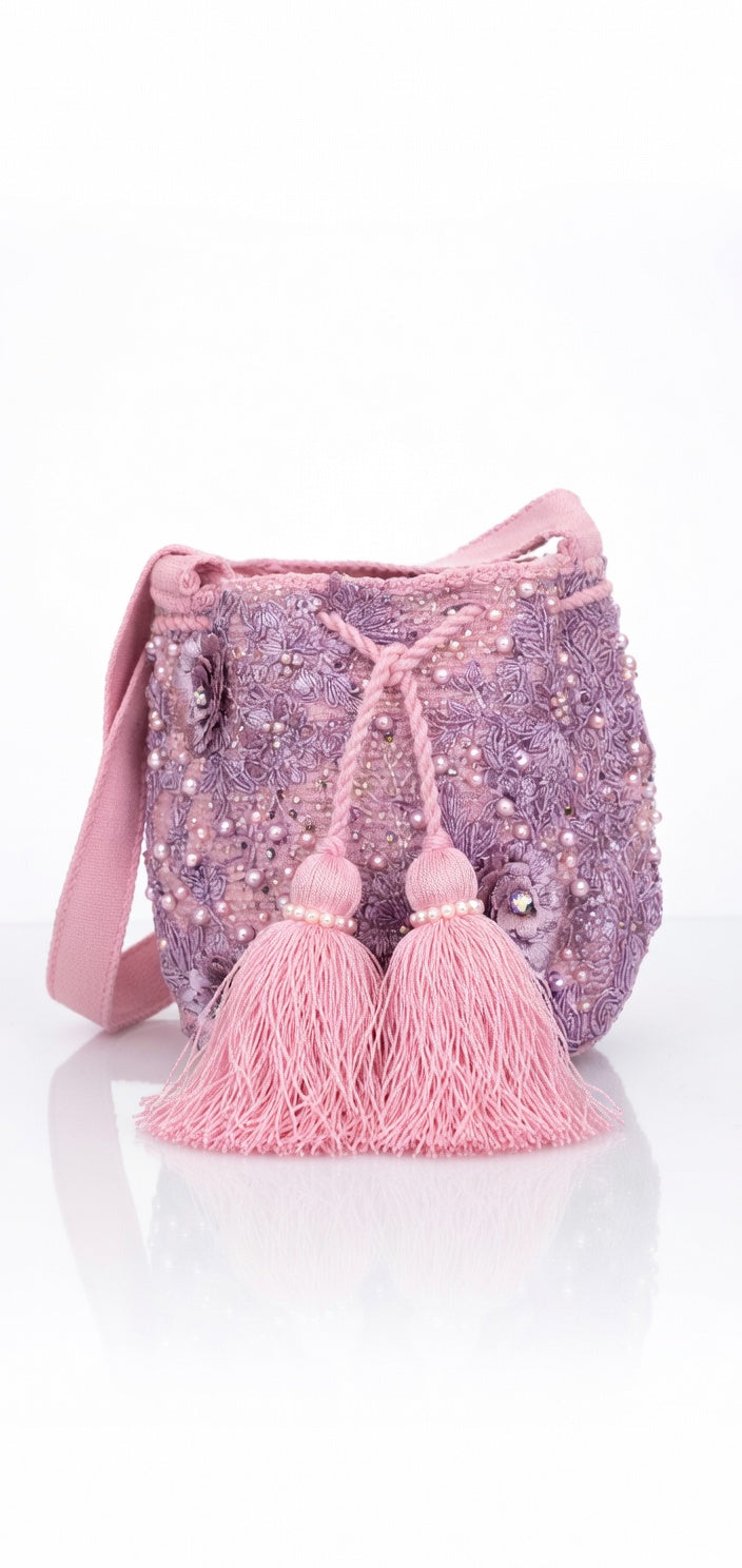 PINK PEARLS WAYU BAG