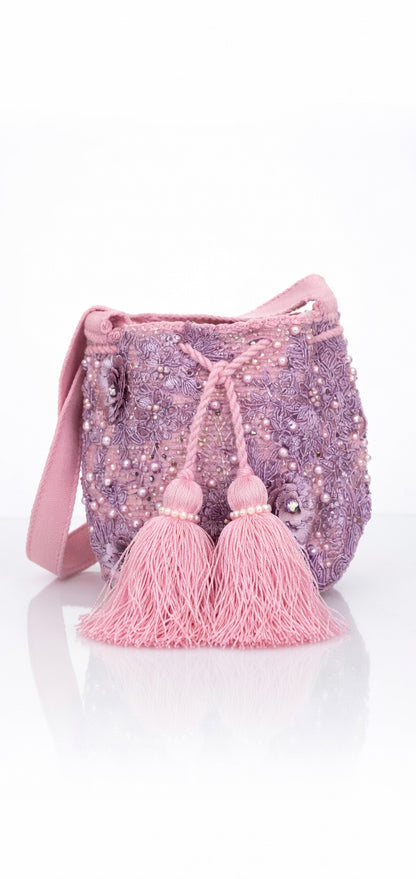 PINK PEARLS WAYU BAG