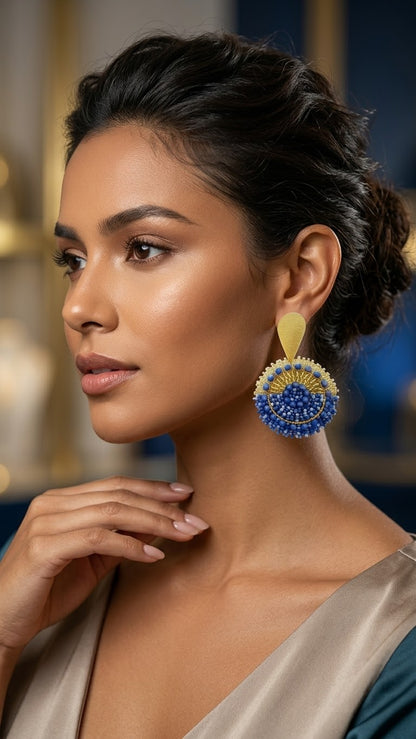 CAPRI HORIZON BEADED EARRINGS