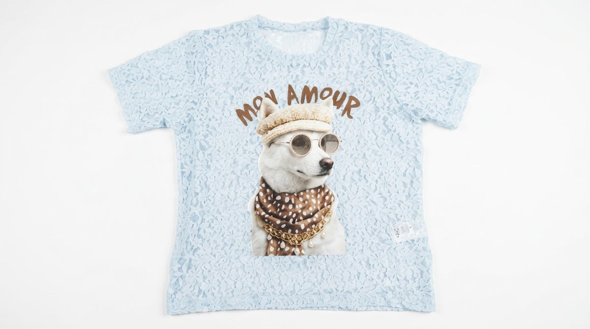 BLUE DOGGIE BLOUSE