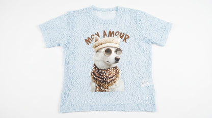 BLUE DOGGIE BLOUSE