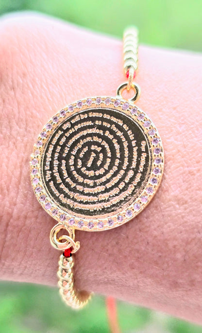 OUR FATHER PRAYER BRACELET GOLD BEADS