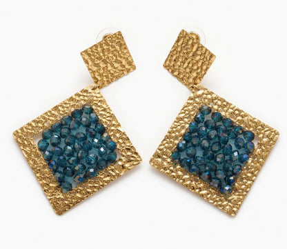 OCEAN MAJESTY BEADED EARRINGS
