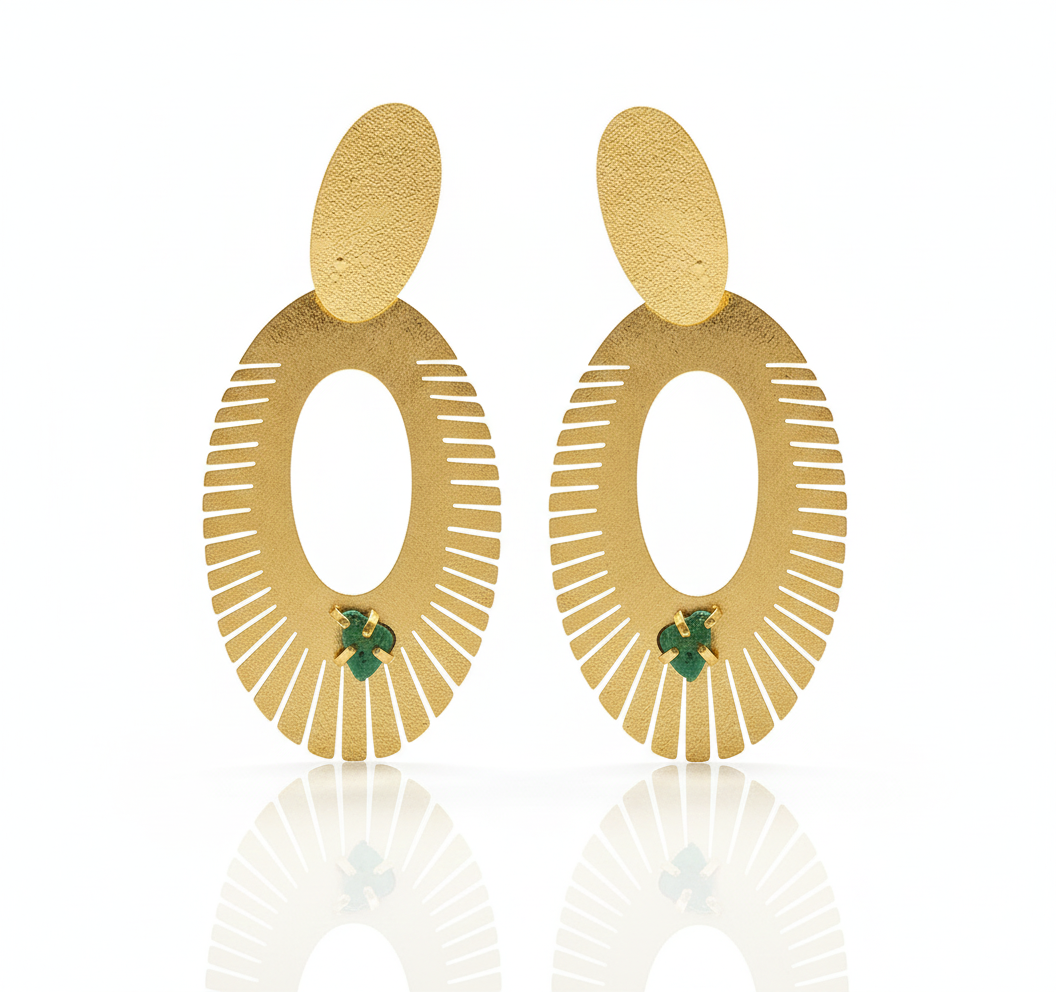 CAIRO EMERALDS EARRINGS