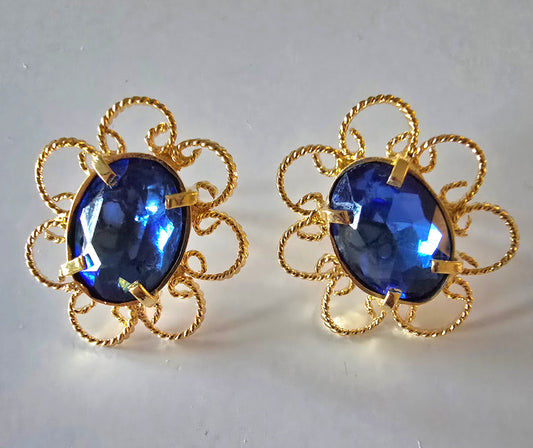 PARIS BLUE  SWAROVSKI STUDS