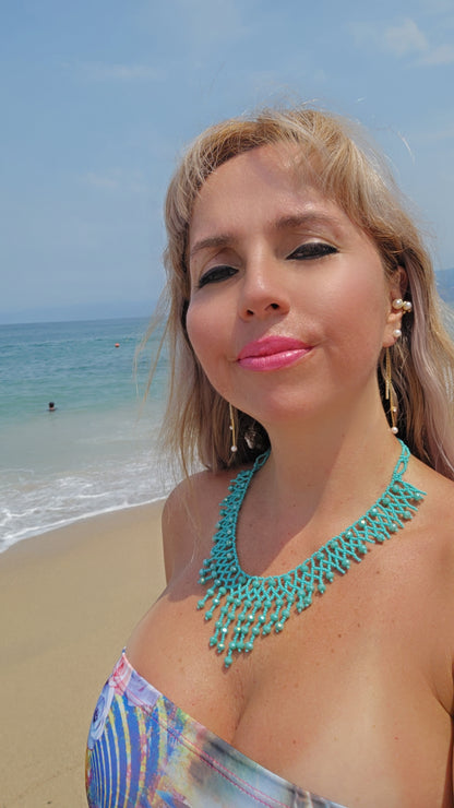 CLEOPATRA TURQUOISE NECKLACE