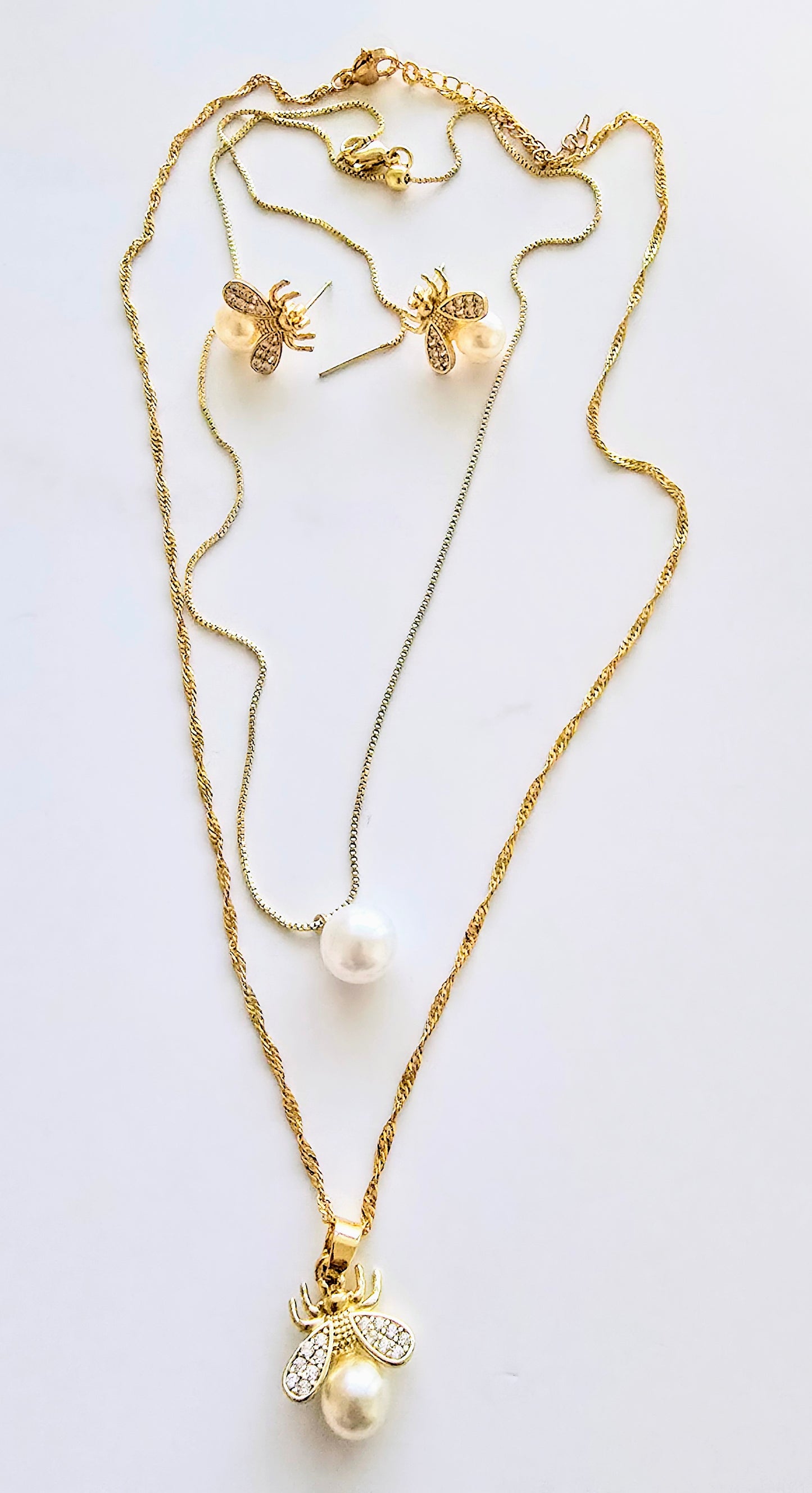 PEARL BEE DOUBLE SET