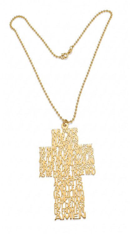 OUR FATHER PRAYER CROSS ENGLISH