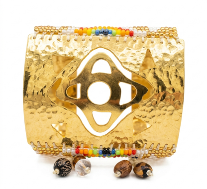 SUN GOLD BEADED BRACELET