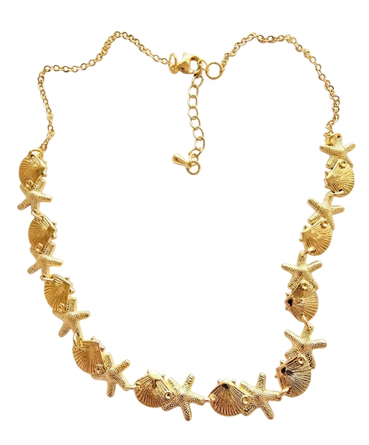 STAR & SHELL MINI CHOKER