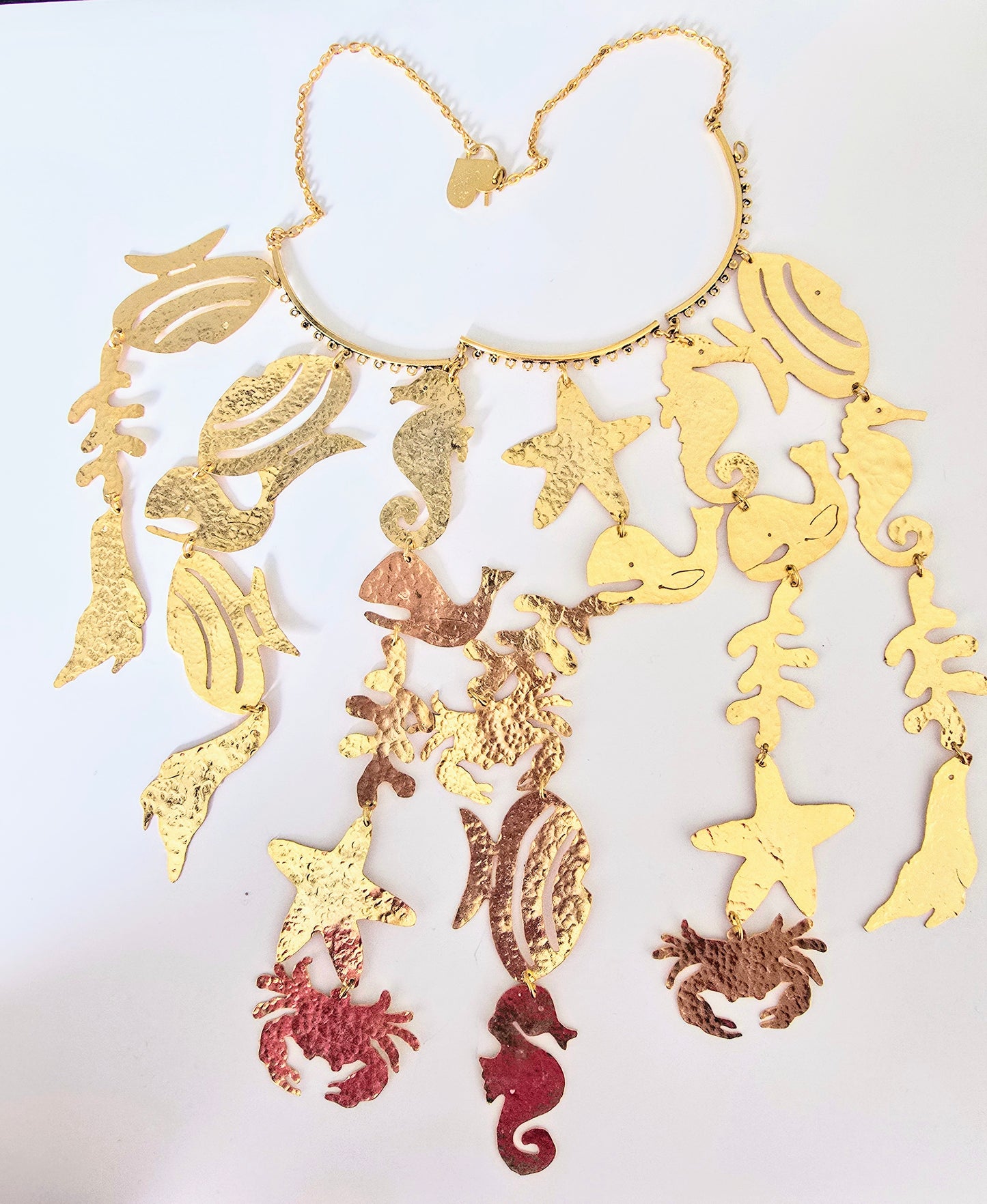 AQUA GOLD NECKLACE