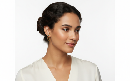 EMERALDS HOOPS