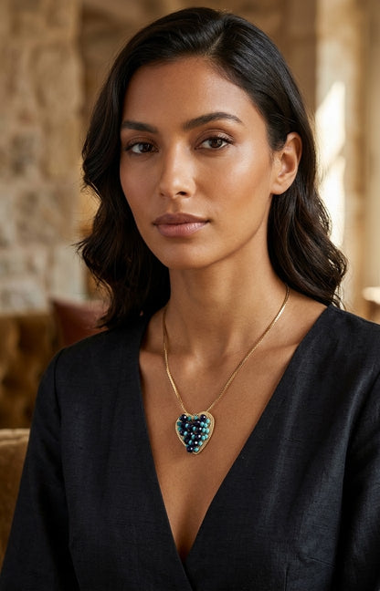 DEEP SEA HEART NECKLACE