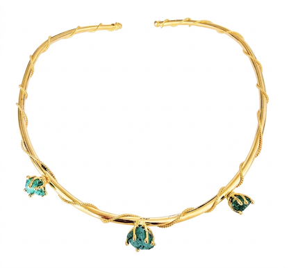EMERALDS CHOKER
