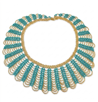 PARADISE BEADS NECKLACE TURQUOISE
