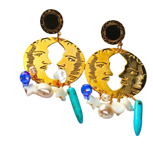 Full Moon Earrings