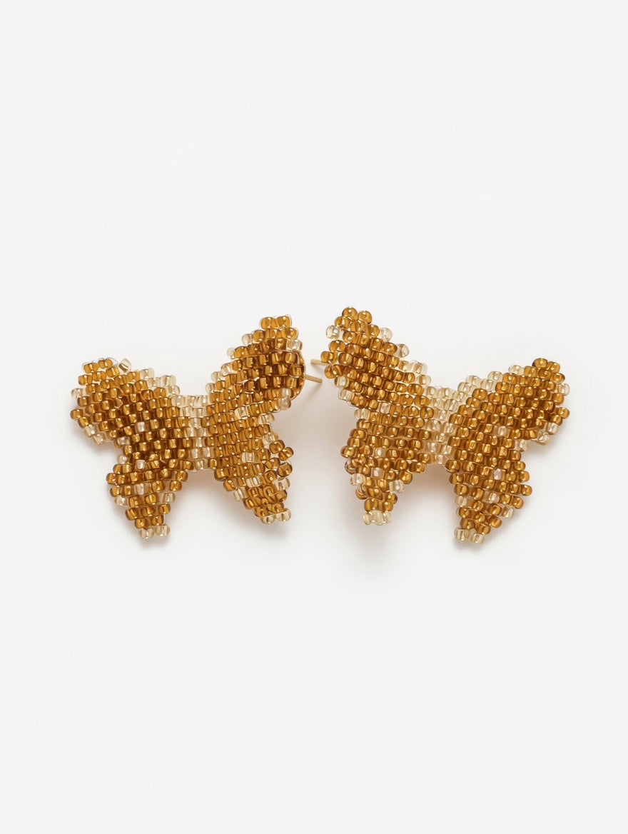 GOLD BEADED MINI BUTTERFLIES